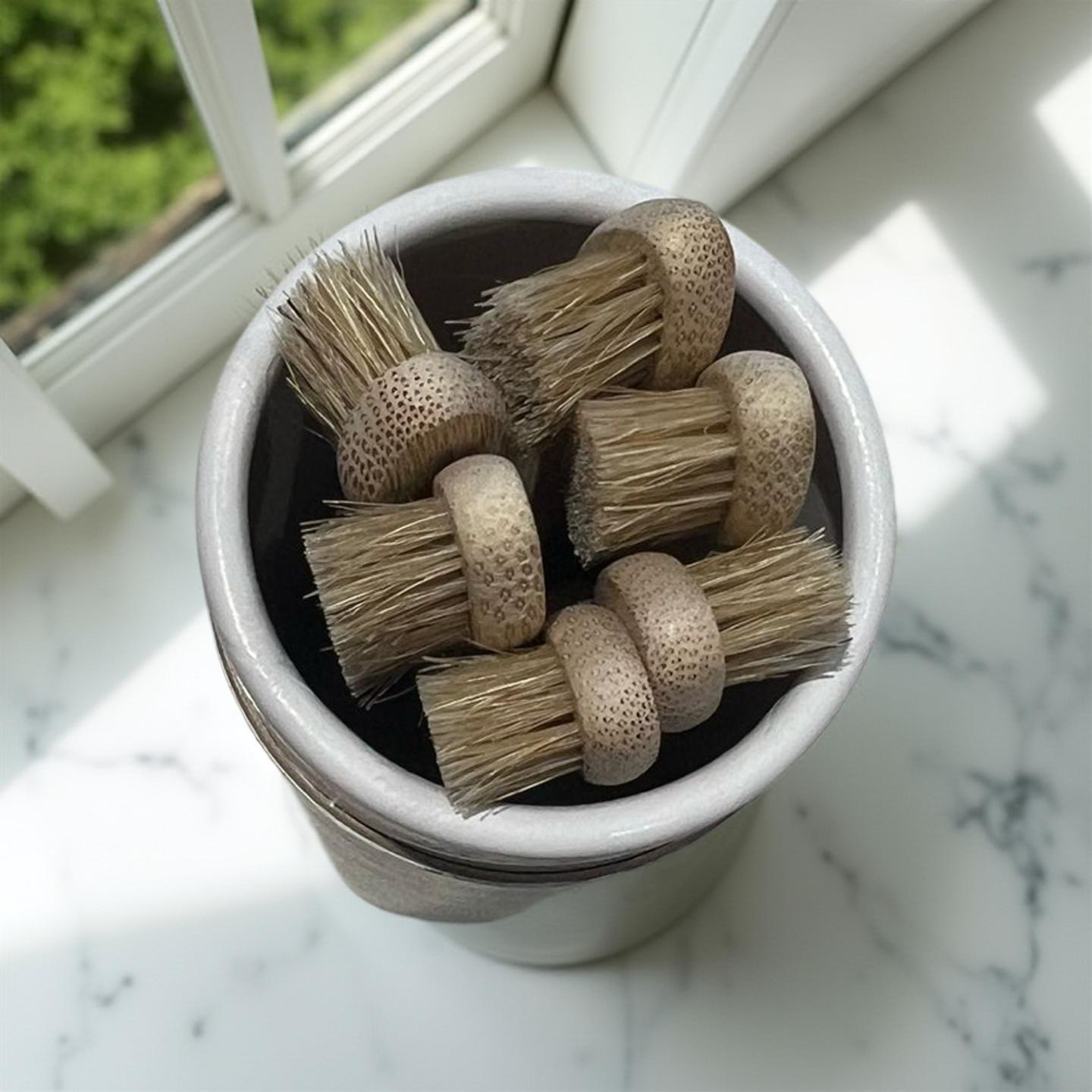 Bamboo toothbrush with boar bristles multipack